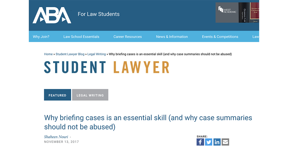 Case Briefs